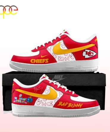 Kansas City Chiefs X Bad Bunny Super Bowl Lx Air Force 1 Shoes