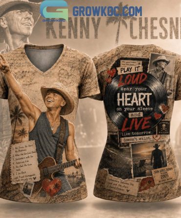 Kenny Chesney No Shoes Nations V Neck Shirt