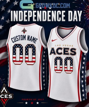 Las Vegas Aces Wnba Independence Day 250 Years Jersey
