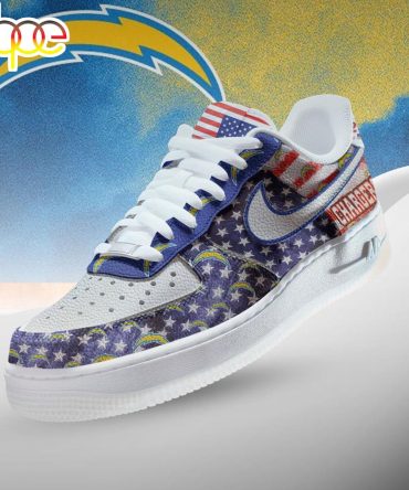 Los Angeles Chargers Nfl 250 Years Of America Air Force 1 Shoes For Fans