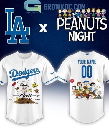 Los Angeles Dodgers Peanuts Night Pow 2026 Jersey