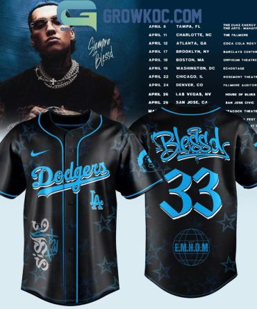Los Angeles Dodgers X Blessd Emhdm Tour 2026 Jersey