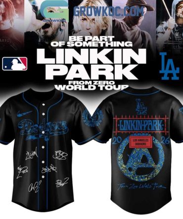 Los Angeles Dodgers X Linkin Park From Zero World Tour 2026 Jersey