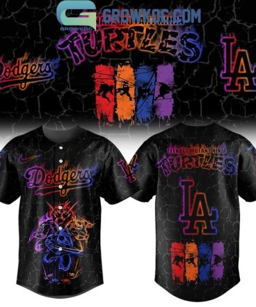 Los Angeles Dodgers X Teenage Mutant Ninja Turtles Limited Dark Mode Jersey