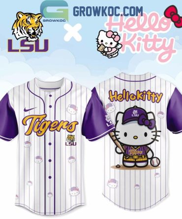 Lsu Tigers X Hello Kitty Soft Girl Aesthetic Jersey