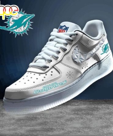 Miami Dolphins Winter Air Force 1 Shoes Gifts For Fan