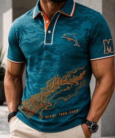 Miami Football 1966 2026 Polo Shirt Miami Football Merch Gift For Football Fans