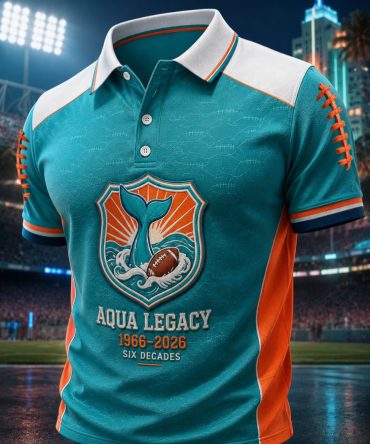 Miami Football Merch Miami 1966-2026 Sixty Seasons Polo Shirt Unique Football Fan Gifts