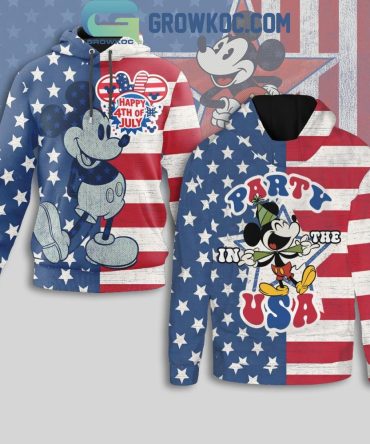 Mickey Celebration Usa 250Th Anniversary Hoodie T-Shirt