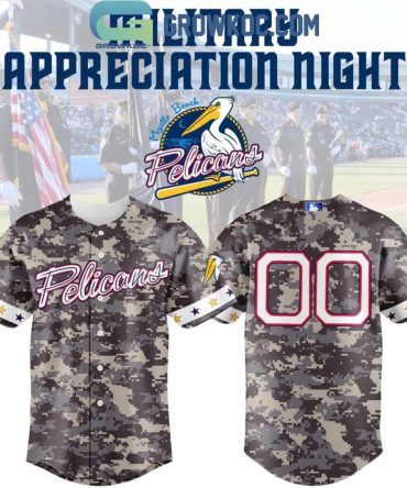 Myrtle Beach Pelicans 2026 Military Appreciation Night Baseball Jersey