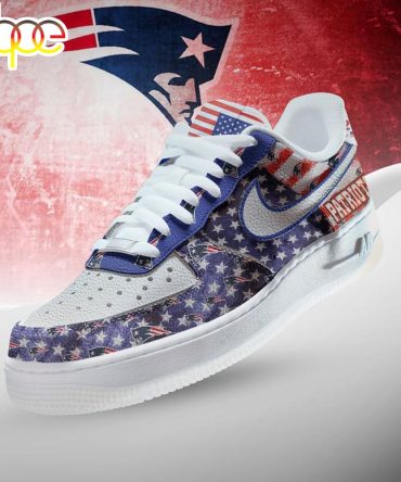 New England Patriots Nfl 250 Years Of America Air Force 1 Shoes For Fans