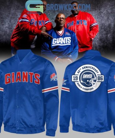 New York Giants 1986 World Champions 40Th Anniversary Jacket