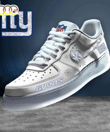 New York Giants Winter Air Force 1 Shoes Gifts For Fan