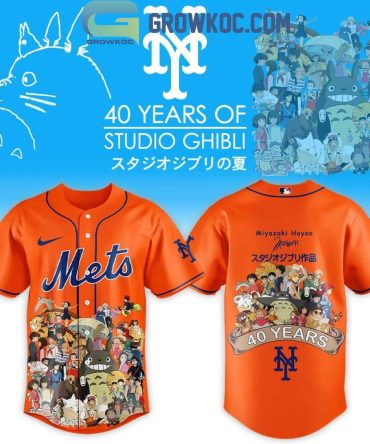 New York Mets X Studio Ghibli 40Th Anniversary Jersey