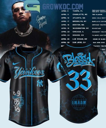 New York Yankees X Blessd Emhdm Tour 2026 Jersey