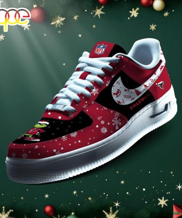 Nfl Atlanta Falcons Grinch Merry Christmas Sport Air Force 1 Shoes