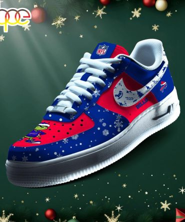 Nfl Buffalo Bills Grinch Merry Christmas Sport Air Force 1 Shoes