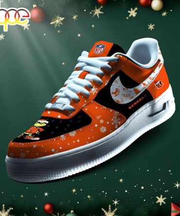 Nfl Cincinnati Bengals Grinch Merry Christmas Sport Air Force 1 Shoes