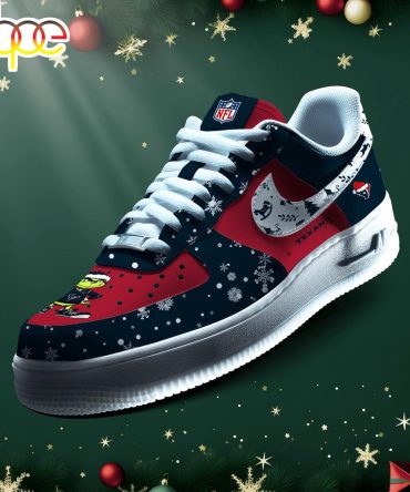Nfl Houston Texans Grinch Merry Christmas Sport Air Force 1 Shoes