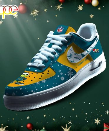 Nfl Jacksonville Jaguars Grinch Merry Christmas Sport Air Force 1 Shoes