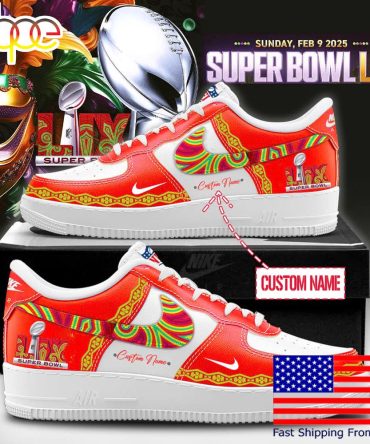 Nfl Kansas City Chiefs Super Bowl Lix Limited Custom Air Force 1 Shoes , Best Running Shoes