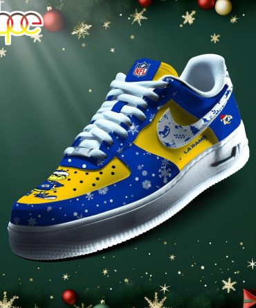 Nfl Los Angeles Rams Grinch Merry Christmas Sport Air Force 1 Shoes
