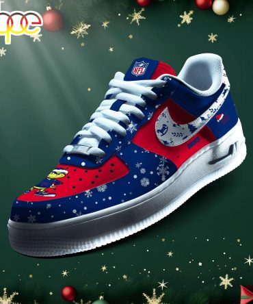 Nfl New York Giants Grinch Merry Christmas Sport Air Force 1 Shoes
