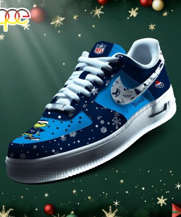 Nfl Tennessee Titans Grinch Merry Christmas Sport Air Force 1 Shoes