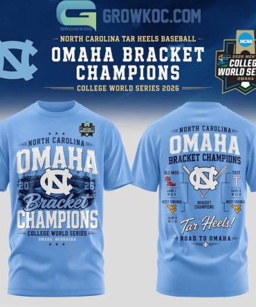 North Carolina Tar Heels Omaha Bracket Champions T-Shirt