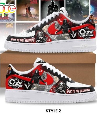 Ozzy Osbourne Back To The Beginning Air Force 1 Shoes