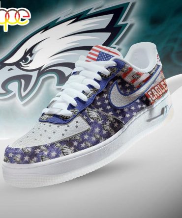 Philadelphia Eagles Nfl 250 Years Of America Air Force 1 Shoes For Fans