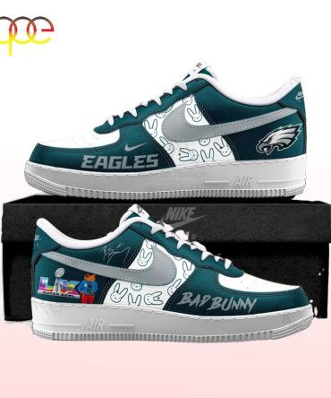 Philadelphia Eagles X Bad Bunny Super Bowl Lx Air Force 1 Shoes