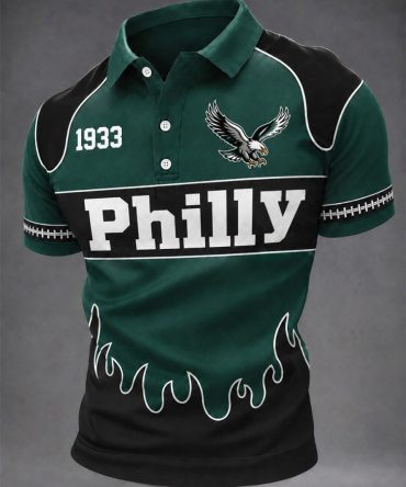 Philadelphia Football Merch 1933 Philly Polo Shirt Cool Game Day Gifts