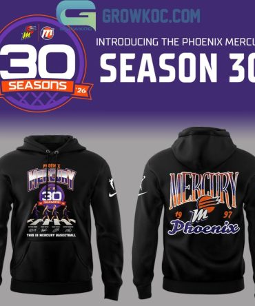 Phoenix Mercury 30 Seasons Memories Hoodie T-Shirt