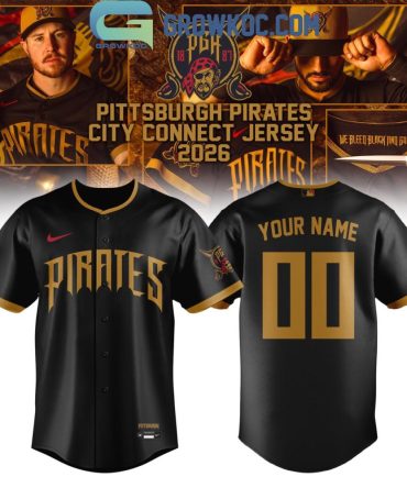 Pittsburgh Pirates City Connect New Season 2026 Jersey