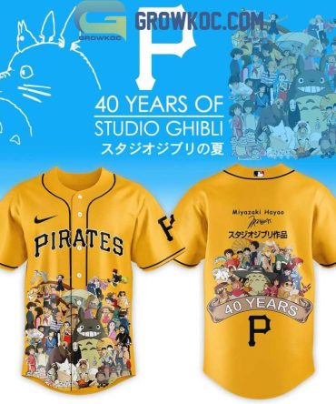 Pittsburgh Pirates X Studio Ghibli 40Th Anniversary Jersey
