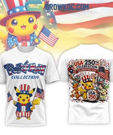 Pokemon Celebration Usa 250Th Anniversary T-Shirt