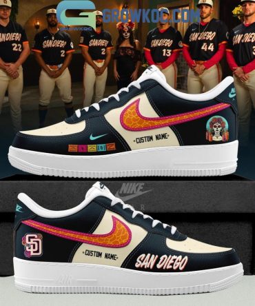 San Diego Padres City Connect New Season 2026 Air Force 1 Shoes