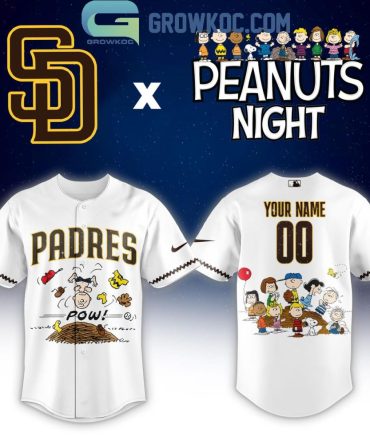 San Diego Padres Peanuts Night Pow 2026 Jersey