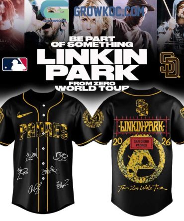 San Diego Padres X Linkin Park From Zero World Tour 2026 Jersey
