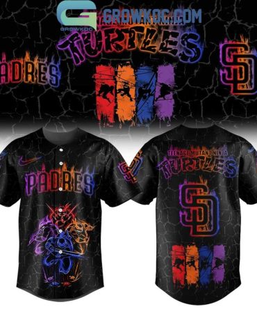 San Diego Padres X Teenage Mutant Ninja Turtles Limited Dark Mode Jersey