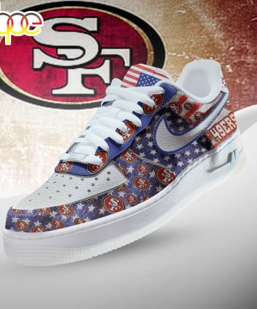 San Francisco 49Ers Nfl 250 Years Of America Air Force 1 Shoes For Fans