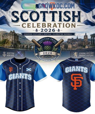 San Francisco Giants Scottish Pride Celebration 2026 Baseball Jersey