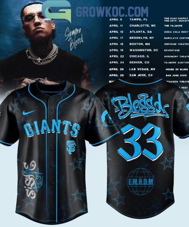 San Francisco Giants X Blessd Emhdm Tour 2026 Jersey