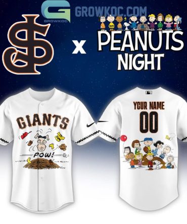 San Jose Giants Peanuts Night Custom Jersey