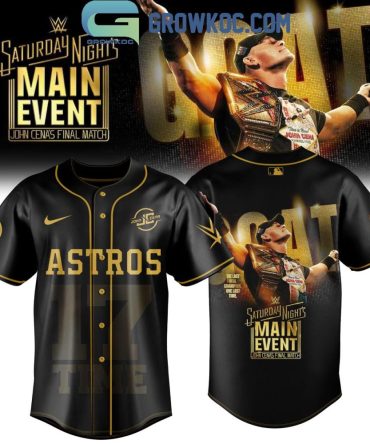 Saturday Night'S Main Event John Cena X Houston Astros Jersey