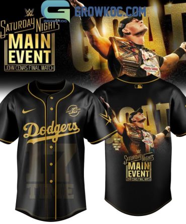 Saturday Night'S Main Event John Cena X Los Angeles Dodgers Jersey
