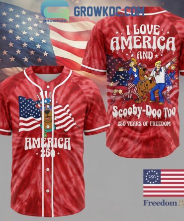 Scooby Doo I Love America 250 Years Jersey