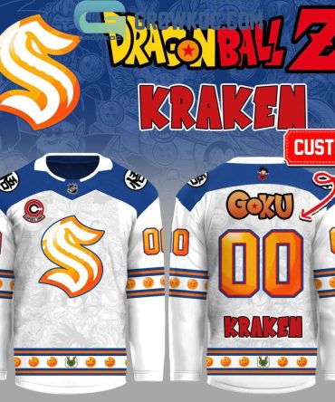 Seattle Kraken X Dragonball Z Super Aura Jersey