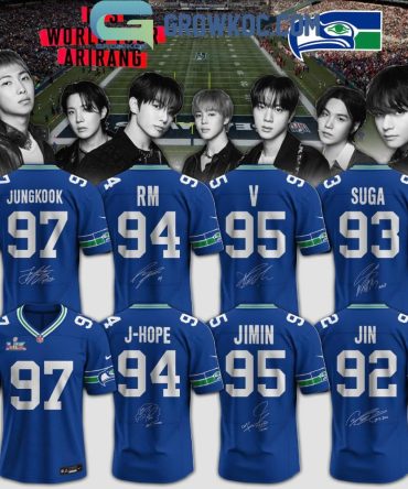 Seattle Seahawks X Bts World Tour 2026 Jersey